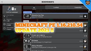 Minecraft pe 1.16.210.54 new update - mcpe 1.16.210 released the update 2021 !!