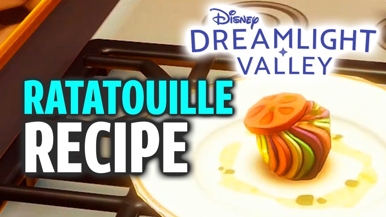 How to Make Ratatouille Recipe Disney Dreamlight Valley (5star meal
