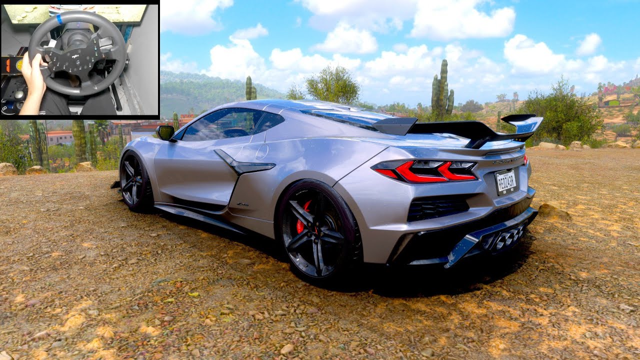 Chevrolet Corvette Z06 Forza horizon 5 | Pxn v99 (Steering Wheel Gameplay)