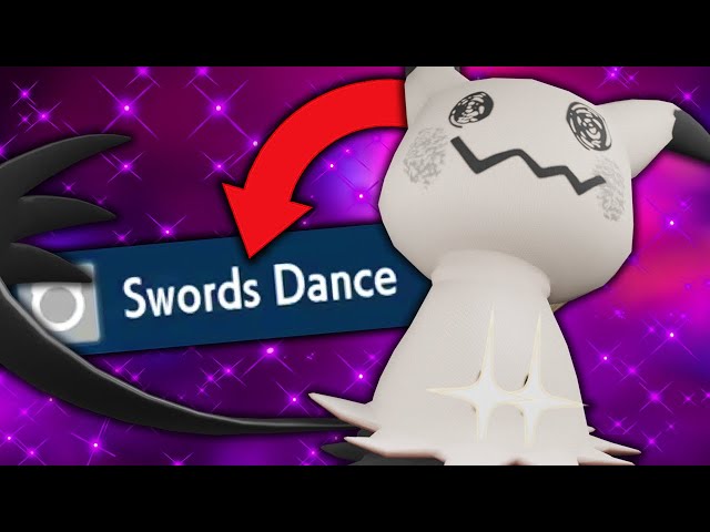 Orangesdeen on X: Shiny Mimikyu swords dance
