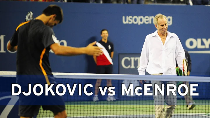 Novak Djokovic challenges John McEnroe to a match!...