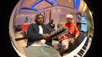 Making HOLIDAY BEATS for ARIANA GRANDE.. THE CHRISTMAS EPISODE!! | Producer Vlog 089