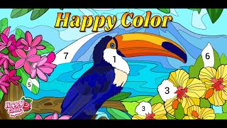 รีวิวเกม Happy Color สุดยอดเกมระบายสี #1 #simple screenshot 1