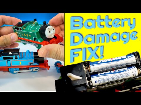 How to Repair Battery damaged toys and electronics - Thomas and Friends Trackmaster repair