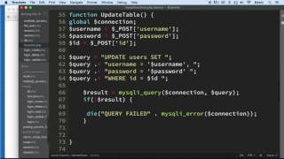 PHP and database | 016 ReFactoring all Database Query Code into Functions