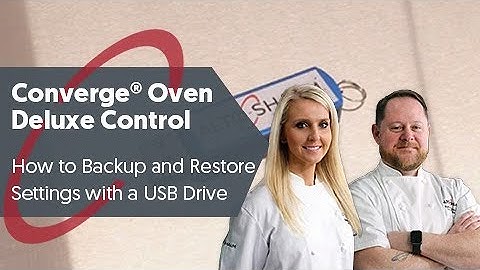 Converge Deluxe Control: How to Backup or Restore Settings with a USB Drive