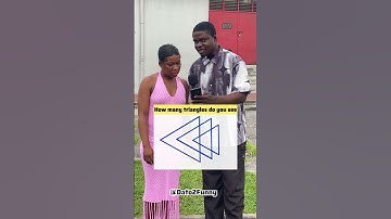 How many triangles do you see in.! #triangle #viral  #video #angel #short