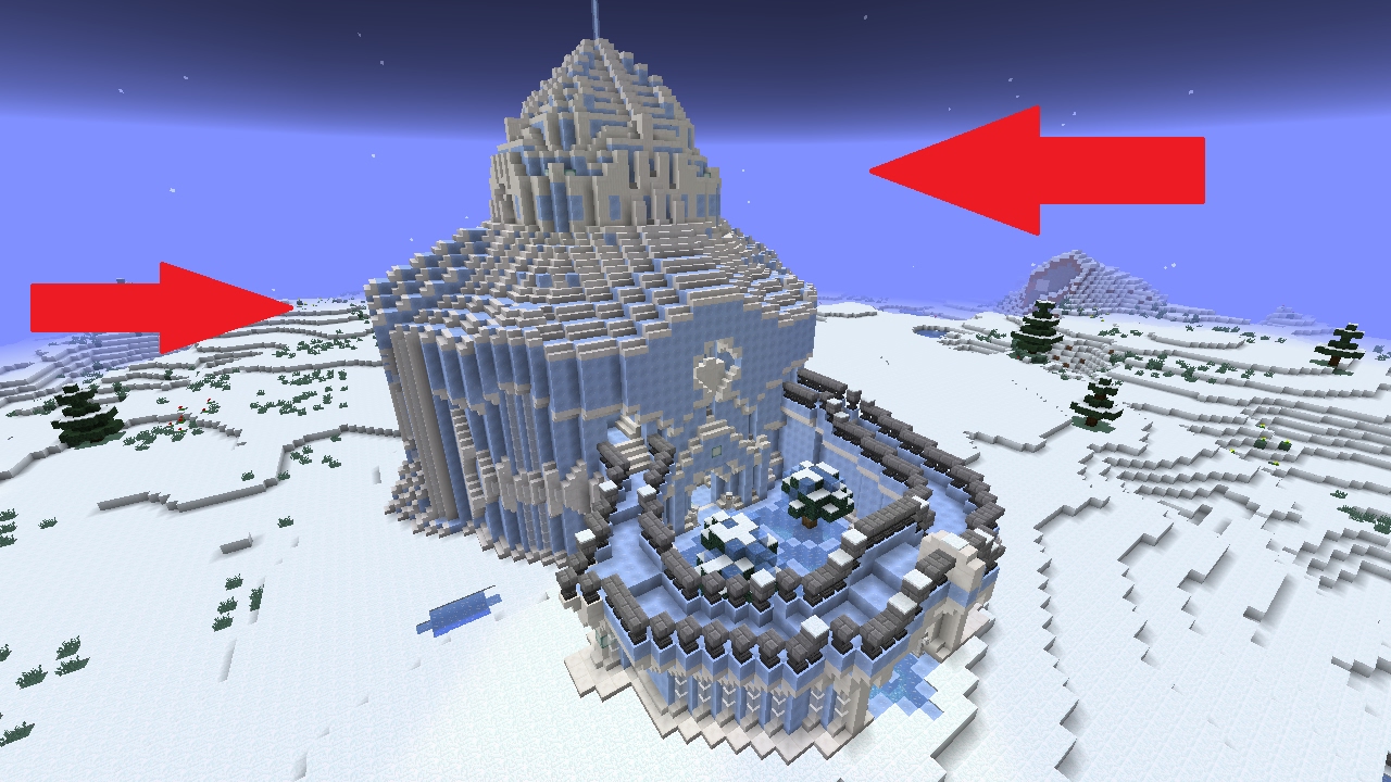 Minecraft Ice Palace Timelapse Youtube