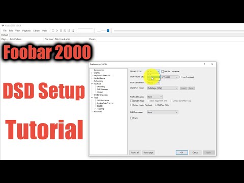 Foobar2000 DSD Setup