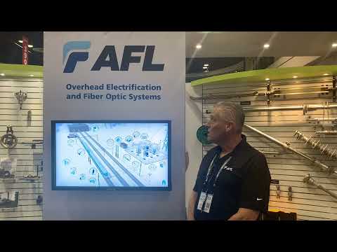 Butch at APTA Expo 2021 talking Overhead Electrification and Fiber Optic System