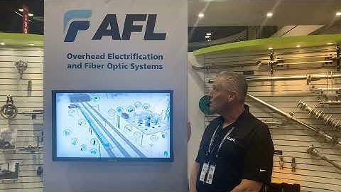 Butch at APTA Expo 2021 talking Overhead Electrification and Fiber Optic System
