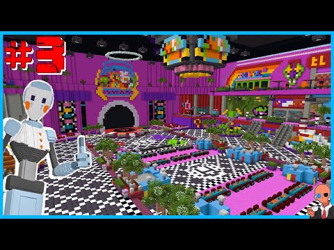 Building The Atrium from Security Breach in Minecraft // Building Security Breach in Minecraft #3