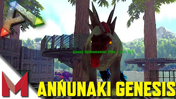 ARK: ANNUNAKI GENESIS MOD - ALPHA STEGO TAME & SUPER DRAGON FIST VS APEX RAPTOR - S2E33 GAMEPLAY