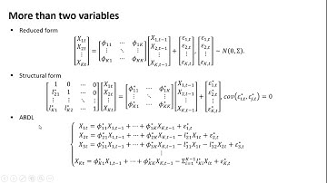 Vector Autoregressive (VAR) and Vector Error Correction Model(VECM) in theory and practice