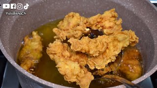 Crispy Chicken Zinger?? in home    زنجر الدجاج المقرمش?بطعم الذ احلى من  المطاعم