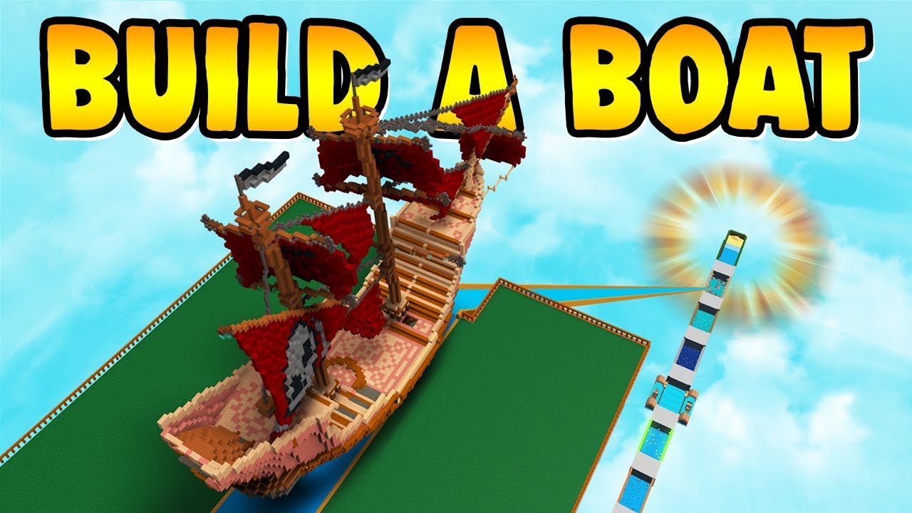 Build a Boat PIRATE SHIP VS 999,999,999 FOOT SLIDE!!! - YouTube