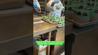 Downtown Disney Making Baby Yoda Candy Apples