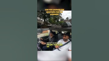 CLEARANCE- CAN YOU ANSWER THE QUESTION FOR THE LEARNER? #learnerdriver #drivinglicense #beginners