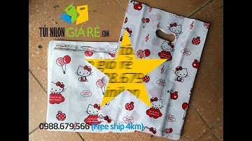 Túi nilon in hình ngộ nghĩnh - shop túi nilon giá rẻ 178 Trương Định, HN