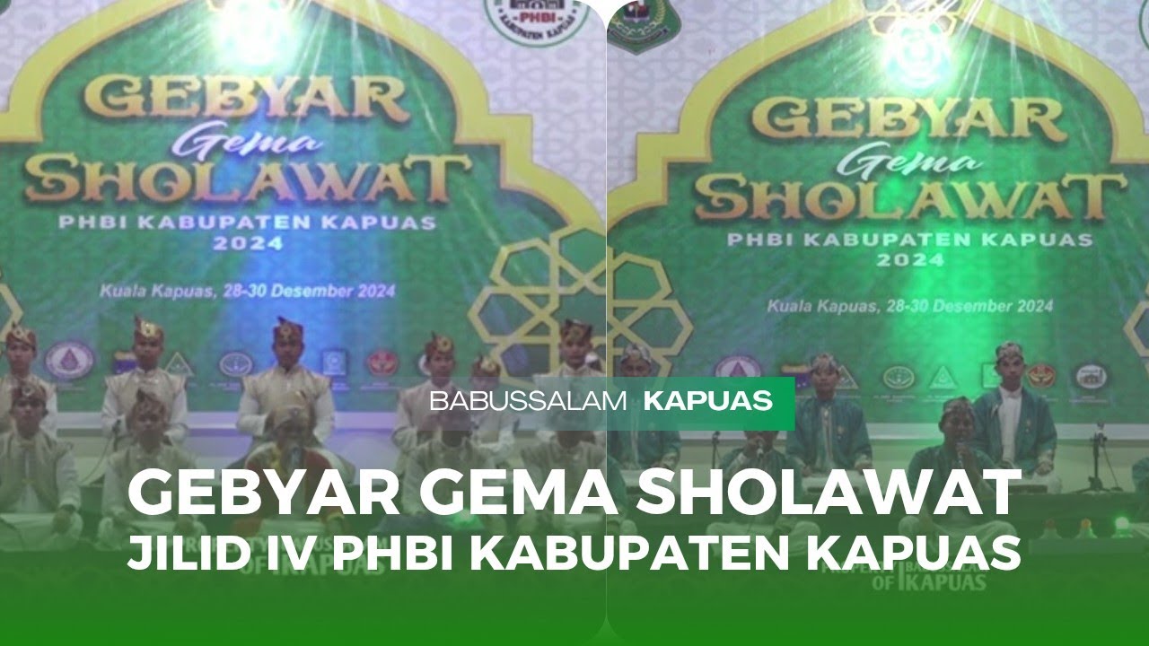 MALAM KEDUA | GEBYAR GEMA SHOLAWAT JILID IV TAHUN 2024 | PHBI KABUPATEN KAPUAS