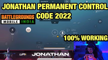 Jonathan control code & Jonathan sensitivity code | Latest 2022 | best 2 finger thumb controls