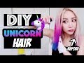 DIY Unicorn Hair Tutorial | Wengie | Easy & Washable!!