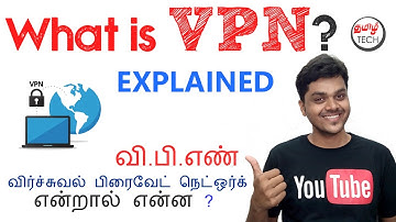(தமிழ் ) What is VPN (வி.பி.எண்) ? Explained - Tamil Tech