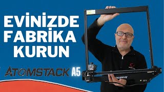 Bu Makine  ile Para Kazanabilirsiniz | ATOMSTACK A5 20W Lazer Oyma Makinesini | #işbirliği