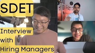Interview with SDET and Hiring Managers in 2023