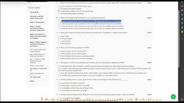 NPTEL Multi-Core Computer Architecture Week 3 Assignment Solution August 2024 | IIT Guwahati