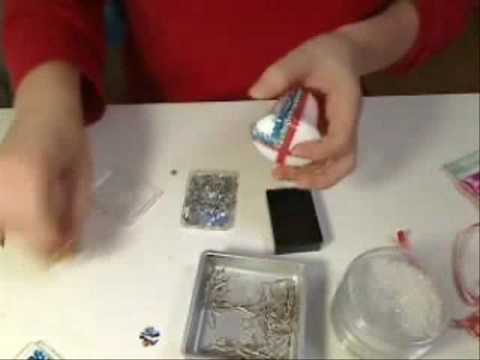 Making a Sequined Bell Christmas Ornament