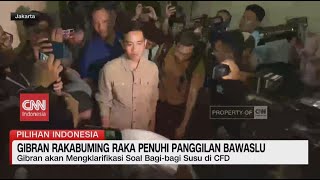 Gibran Rakabuming Raka Penuhi Panggilan Bawaslu