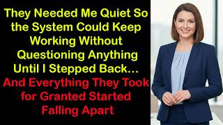 She Stayed Silent… Until They Realized She Was Holding Everything Together