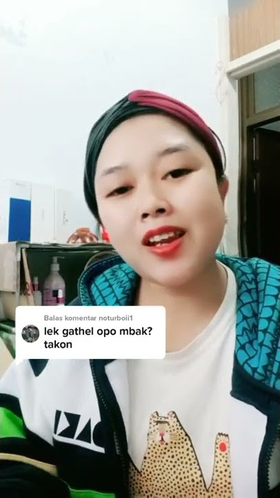arti kata gathel menurut kamus🤗