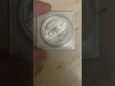 5 dollar launch of the space shuttle discovery 1988 coin