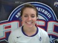 UMHB's Shelby Prather talks after win over U.T.-Dallas in ASC Tournament
