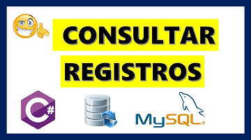 Insertar, Modificar, Eliminar y Consultar Datos con C# y MySQL - Pt 2