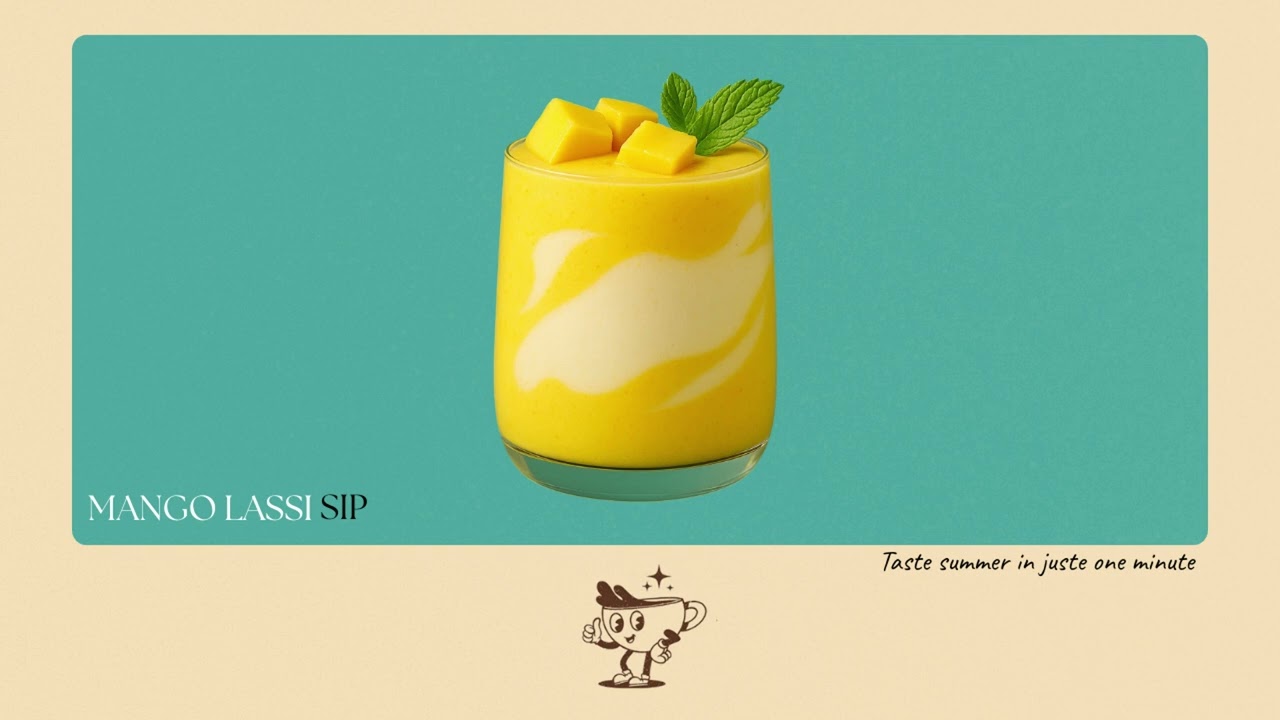 Mango Lassi sip 🥭
