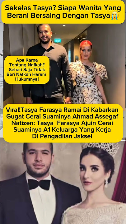 tasya farasya ajuin untuk pisah dengan ahmad assegaf #tasyafarasya #ahmadassegaf
