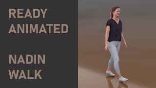3DPEOPLE - Nadin Walk [Ready Animated]