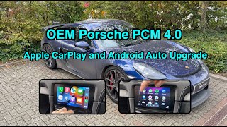 Porsche Cayman - OEM Apple CarPlay and Androuid Auto Upgrade for PCM 4.0 System