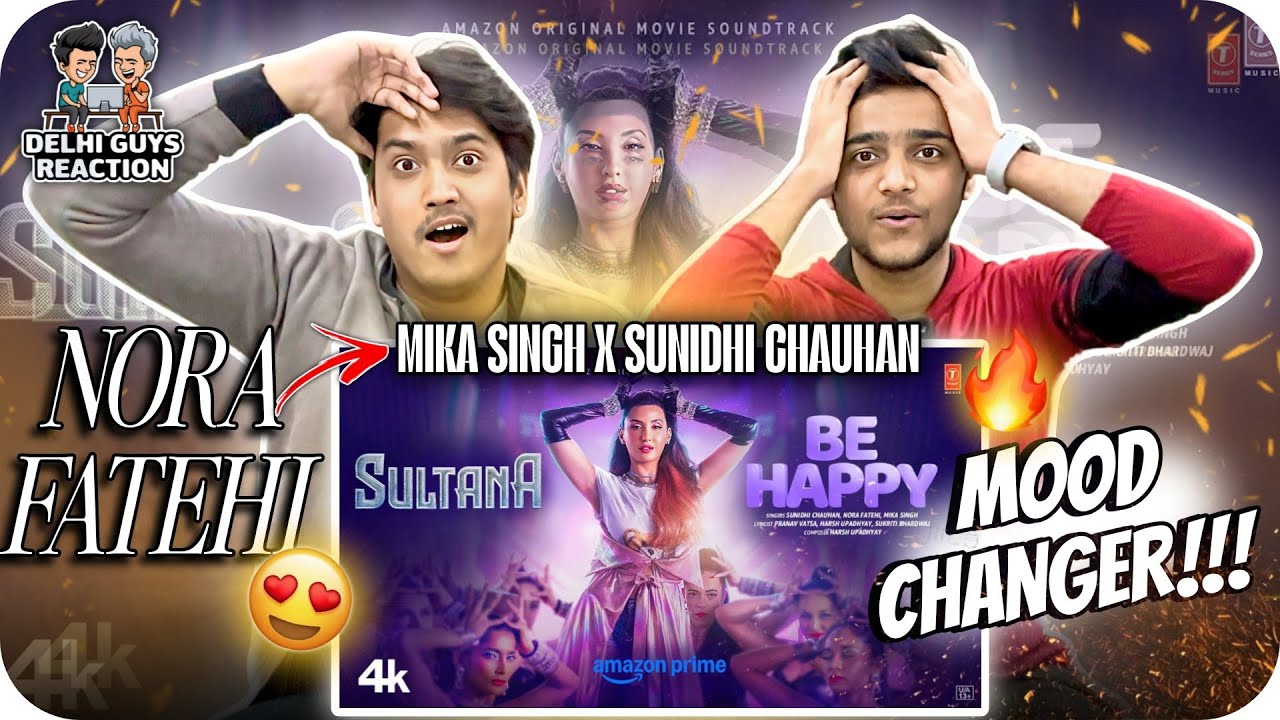Sultana Song Reaction😍🔥| Nora Fatehi | Prabhu Deva | Be Happy | Mika Singh | Sunidhi Chauhan | DGR