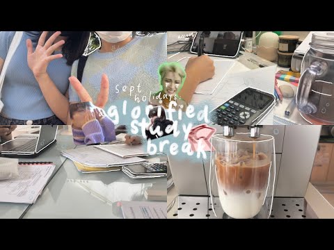 ✨🧸 super productive study vlog: a glorified study break (idky it's so long im sorry LOL)