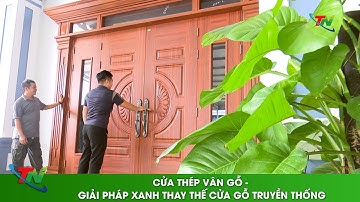 Cửa thép vân gỗ - Giải pháp xanh thay thế cửa gỗ truyền thống