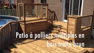 Patio En Bois Traité Terra À St-Hubert