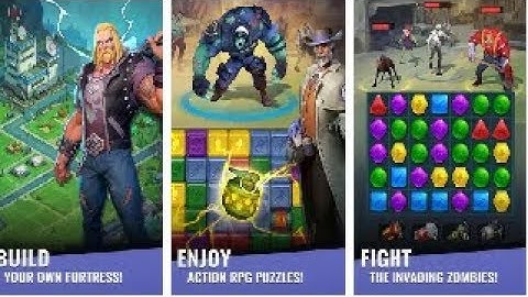 Zombie Blast Squad: Epic Match 3 puzzle (ZBS) Gameplay