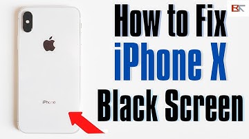 How to Fix iPhone X Black Screen But Still Works or Black Screen of Death | Turn Back ON