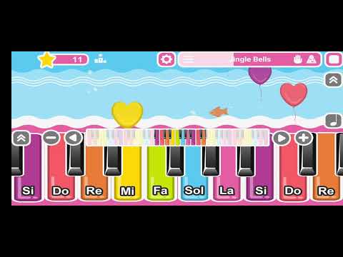 عزف   على البيانو جينجل بيل