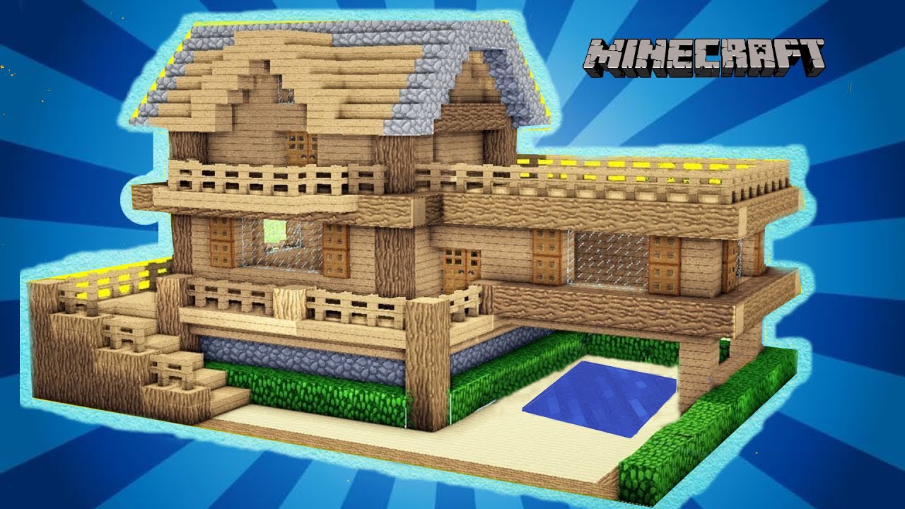 Como Hacer Una Casa En Minecraft De Madera Super Facil Tutorial 13