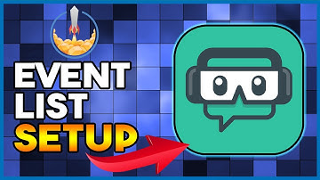 How to add an Event List In Streamlabs OBS | Streamelements tutorial